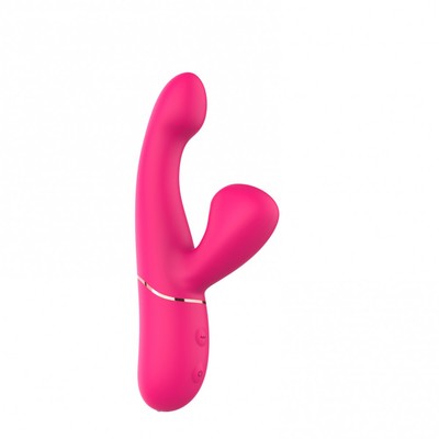Foto 6 do produto Vibrador Estimulador de Ponto G e Clitóris em Silicone com 10 Modos de Pulsação e 7 Movimentos - I-moon Qihua | 11 x 3,3 cm | Disponível em 2 Cores