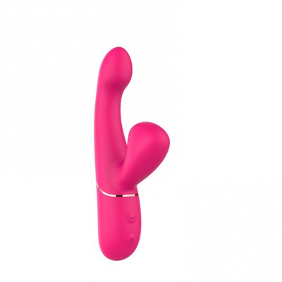 Vibrador Estimulador de Ponto G e Clitóris em Silicone com 10 Modos de Pulsação e 7 Movimentos - I-moon Qihua | 11 x 3,3 cm | Disponível em 2 Cores