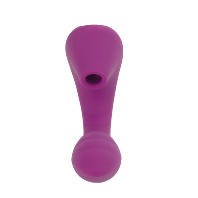 Foto 5 do produto Vibrador Estimulador de Ponto G e Clitóris em Silicone, 10 Modos de Vibração, 4 Níveis de Pulsação e Recarregável - Slimline Billow Suction Lover | 10,2 x 3,8 cm | Disponível em 2 Cores