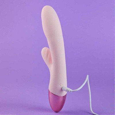 Foto 5 do produto Vibrador Estimulador de Ponto G e Clitóris em Silicone com 10 Modos de Vibração, Aquecimento e Recarregável - S-Hande Dunn | 10,5 x 3,3 cm
