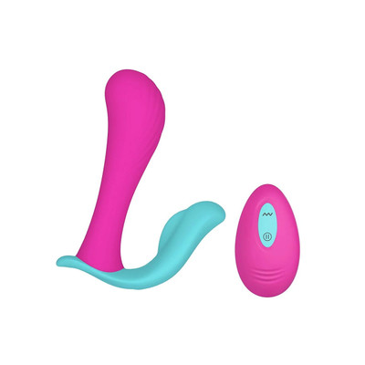 Foto 2 do produto Vibrador Estimulador de Ponto G e Clitóris em Silicone com 10 Modos de Vibração, Controle Remoto sem Fio e Recarregável - Intt Heaven | 11 x 3,1 cm | Disponível em 3 Cores