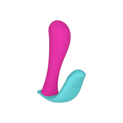 Foto 5 do produto Vibrador Estimulador de Ponto G e Clitóris em Silicone com 10 Modos de Vibração, Controle Remoto sem Fio e Recarregável - Intt Heaven | 11 x 3,1 cm | Disponível em 3 Cores