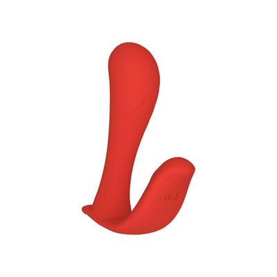 Foto 4 do produto Vibrador Estimulador de Ponto G e Clitóris em Silicone com 10 Modos de Vibração, Motor Duplo e Controle Remoto sem Fio - Intt Heaven Luxury | 11 x 3,1 cm
