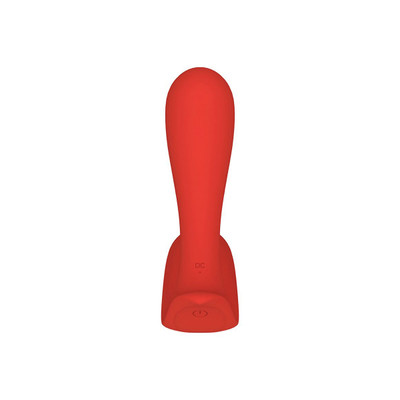 Foto 5 do produto Vibrador Estimulador de Ponto G e Clitóris em Silicone com 10 Modos de Vibração, Motor Duplo e Controle Remoto sem Fio - Intt Heaven Luxury | 11 x 3,1 cm