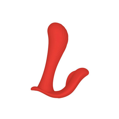 Foto 6 do produto Vibrador Estimulador de Ponto G e Clitóris em Silicone com 10 Modos de Vibração, Motor Duplo e Controle Remoto sem Fio - Intt Heaven Luxury | 11 x 3,1 cm