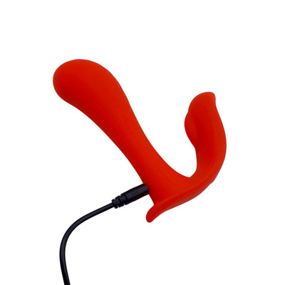 Foto 7 do produto Vibrador Estimulador de Ponto G e Clitóris em Silicone com 10 Modos de Vibração, Motor Duplo e Controle Remoto sem Fio - Intt Heaven Luxury | 11 x 3,1 cm