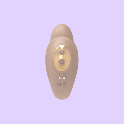 Foto 12 do produto Vibrador Estimulador de Ponto G e Clitóris em Silicone com 10 Modos de Vibração e Pulsação, Motor Duplo - Intt Orgasmic | 10,5 x 9,2 cm | Disponível em 3 Cores