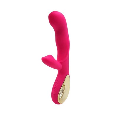 Foto 2 do produto Vibrador Estimulador de Ponto G e Clitóris em Silicone com 10 Modos de Vibração, Recarregável - Intt Toys Sex Angel | 10 x 3,2 cm