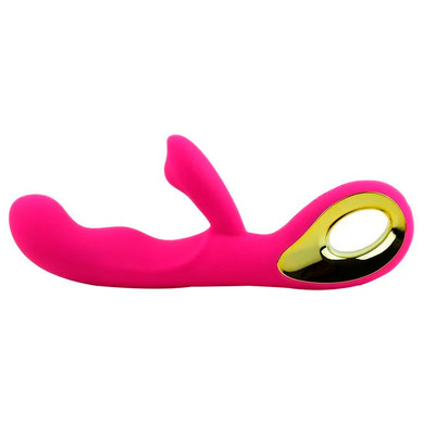 Foto 4 do produto Vibrador Estimulador de Ponto G e Clitóris em Silicone com 10 Modos de Vibração, Recarregável - Intt Toys Sex Angel | 10 x 3,2 cm