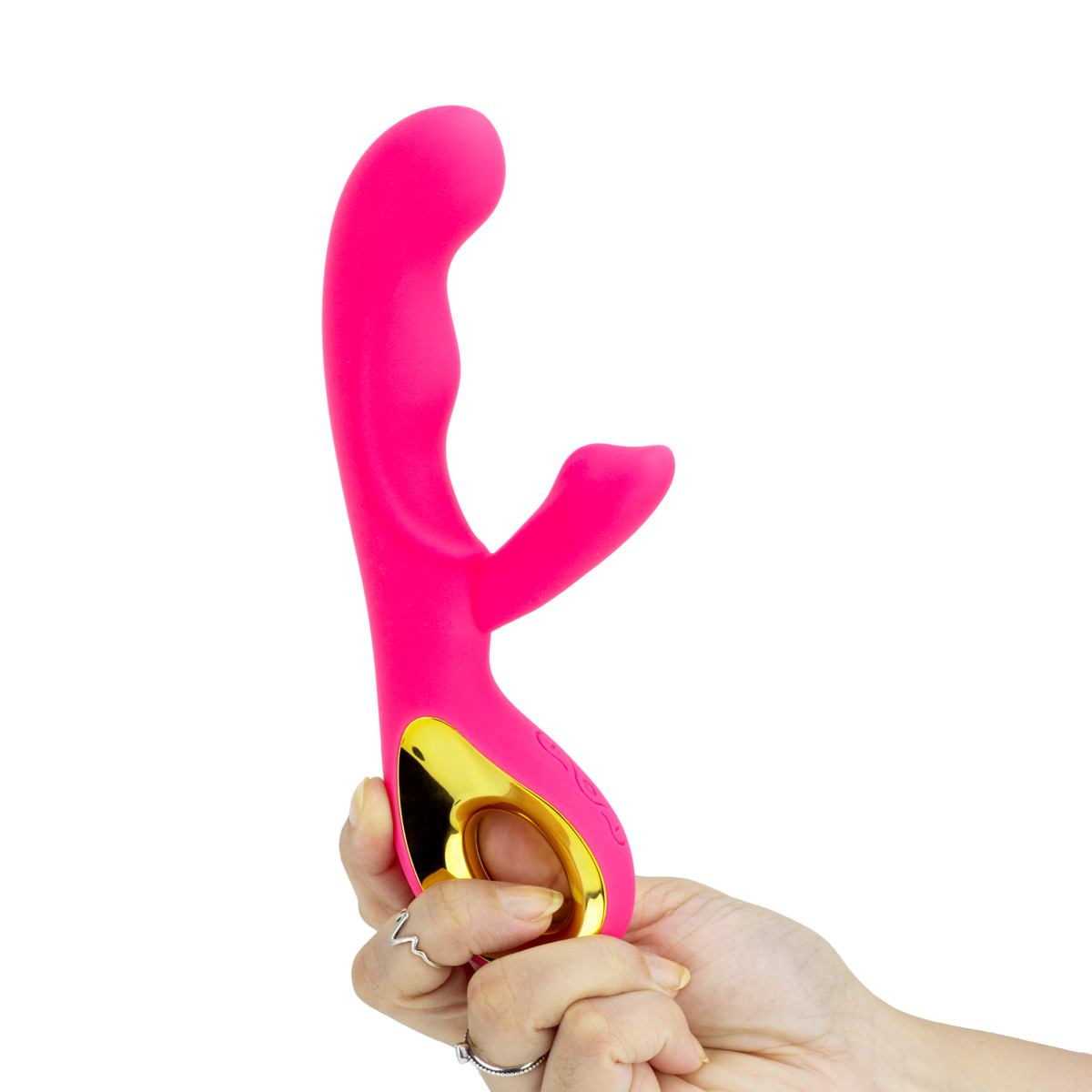 Vibrador Estimulador de Ponto G e Clitóris em Silicone com 10 Modos de Vibração, Recarregável - Intt Toys Sex Angel | 10 x 3,2 cm - 6