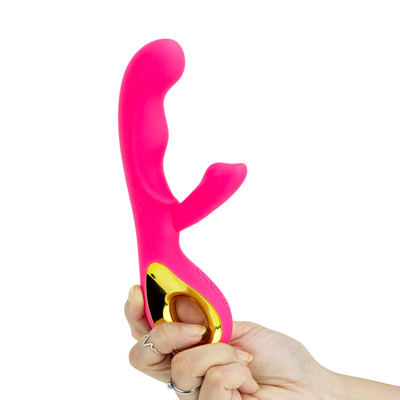 Foto 6 do produto Vibrador Estimulador de Ponto G e Clitóris em Silicone com 10 Modos de Vibração, Recarregável - Intt Toys Sex Angel | 10 x 3,2 cm