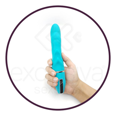 Foto 2 do produto Vibrador Estimulador de Ponto G e Clítoris em Silicone com 10 Modos de Vibrações - Joy Ultimate Vibration |15 x 3,5 cm | Disponível em 2 Cores