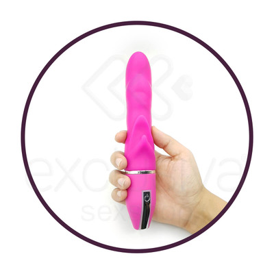 Foto 4 do produto Vibrador Estimulador de Ponto G e Clítoris em Silicone com 10 Modos de Vibrações - Joy Ultimate Vibration |15 x 3,5 cm | Disponível em 2 Cores