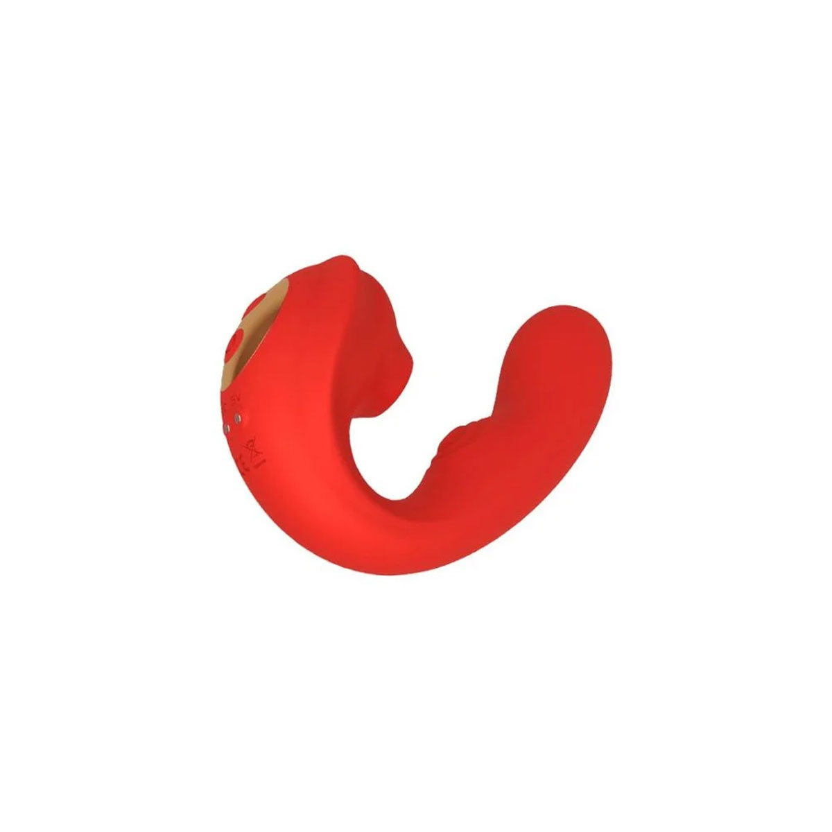 Vibrador Estimulador de Ponto G e Clitóris em Silicone com 10 Modos de Vibração, 10 Tipos de Pulsação e Recarregável -  Intt Orgasmic Luxury | 10,5 x 9,2 cm - 3