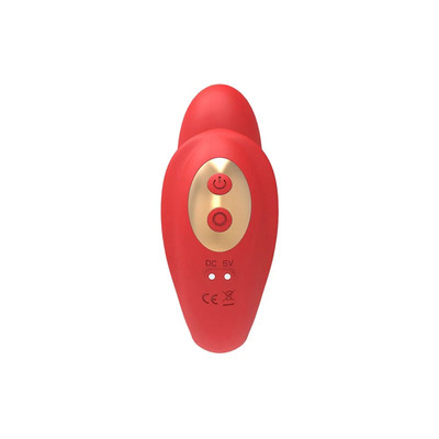 Foto 5 do produto Vibrador Estimulador de Ponto G e Clitóris em Silicone com 10 Modos de Vibração, 10 Tipos de Pulsação e Recarregável -  Intt Orgasmic Luxury | 10,5 x 9,2 cm