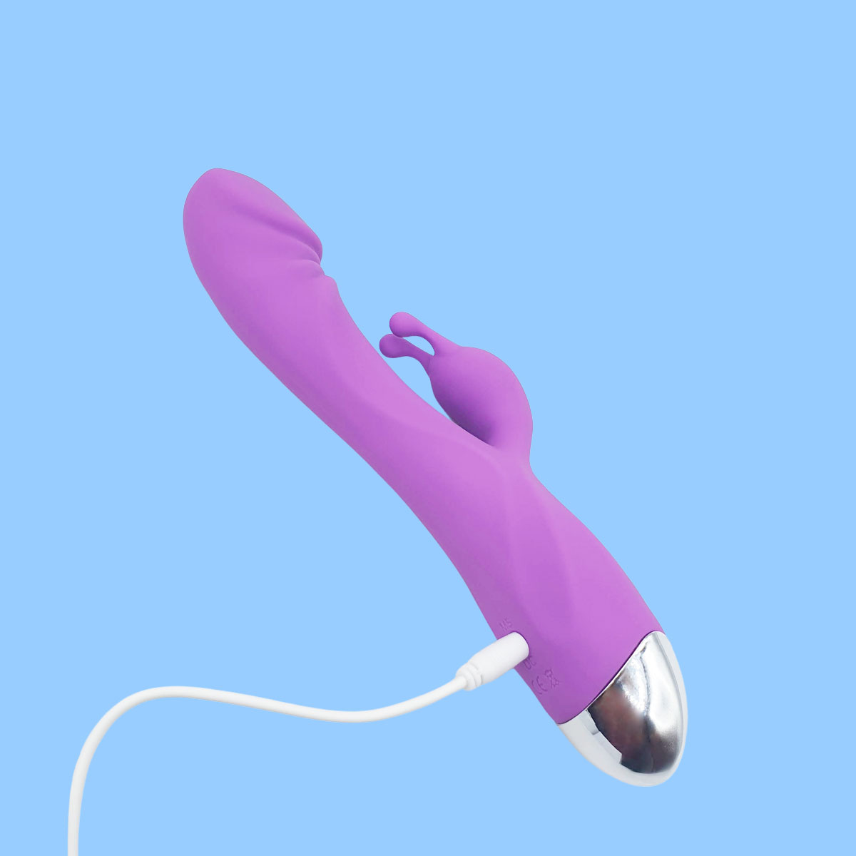 Vibrador Estimulador de Ponto G e Clitóris em Silicone com 10 Modos de Vibração, Base Cromada e Recarregável - Free Romeo | 11,5 x 3,8 cm | Disponível em 3 Cores - 5