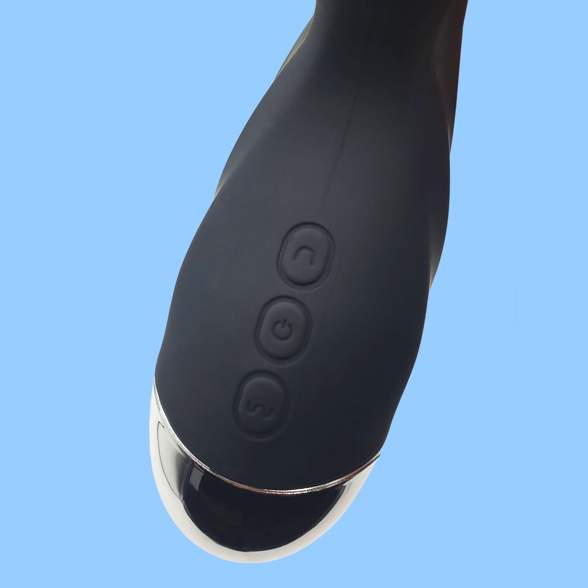 Vibrador Estimulador de Ponto G e Clitóris em Silicone com 10 Modos de Vibração, Base Cromada e Recarregável - Free Romeo | 11,5 x 3,8 cm | Disponível em 3 Cores - 15