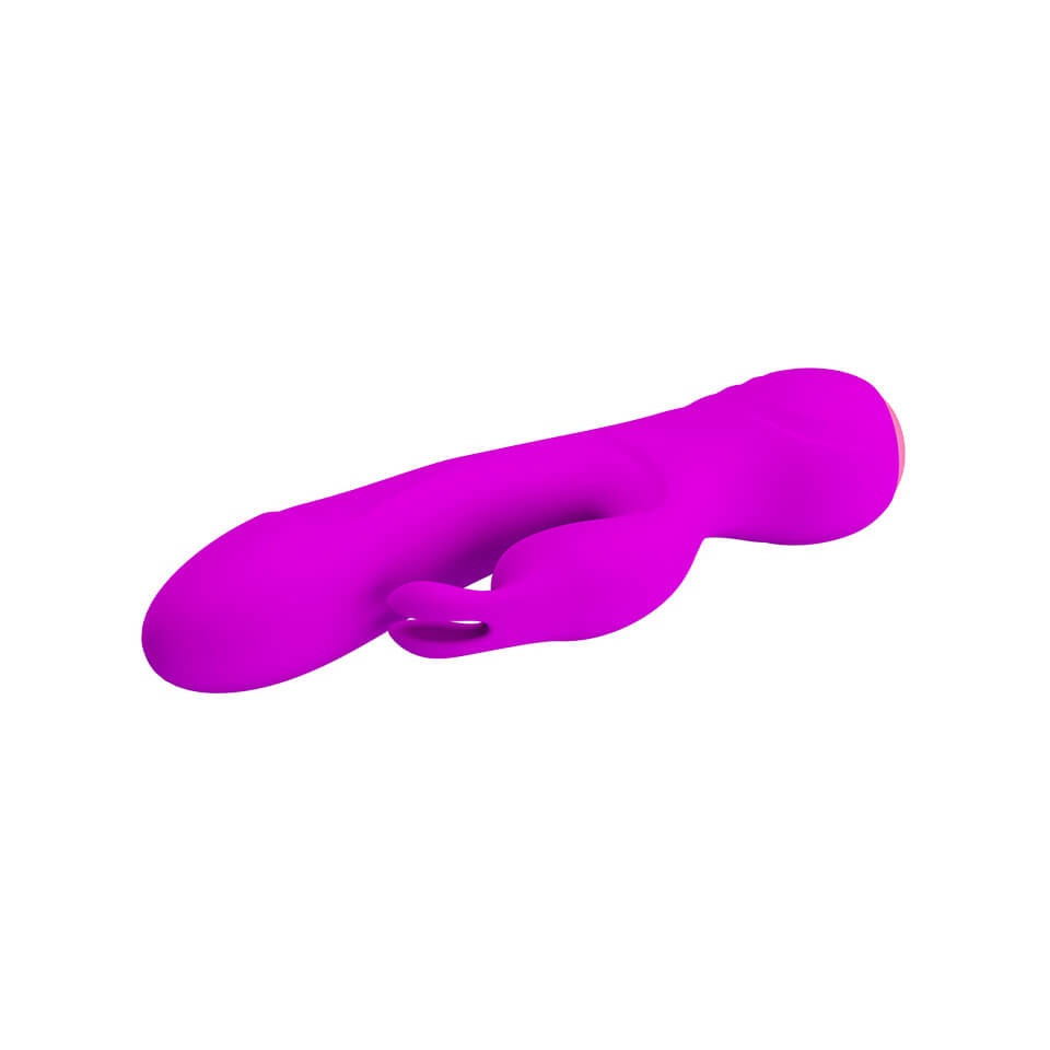 Vibrador Recarregável Estimulador de Ponto G e de Clítoris em Silicone com 12 Modos de Vibração e Função Memória - Pretty Love Borderick - 18 x 3,4 cm | Disponível em 2 Cores - 10