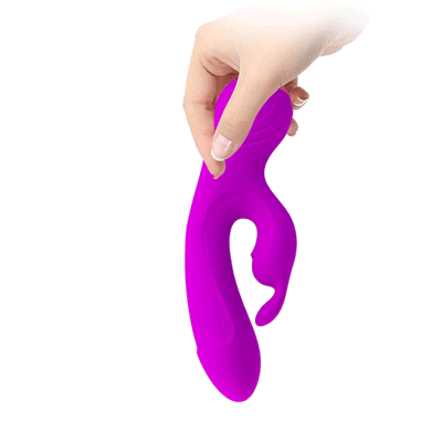 Vibrador Recarregável Estimulador de Ponto G e de Clítoris em Silicone com 12 Modos de Vibração e Função Memória - Pretty Love Borderick - 18 x 3,4 cm | Disponível em 2 Cores