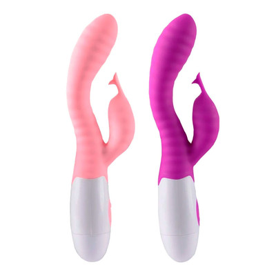 Foto 6 do produto Vibrador Estimulador de Ponto G e Clitóris em Silicone com 30 Modos de Vibração - Pretty Love Hyman | 10 x 3 cm | Disponível em 2 cores