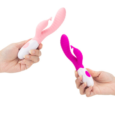 Vibrador Estimulador de Ponto G e Clitóris em Silicone com 30 Modos de Vibração - Pretty Love Hyman | 10 x 3 cm | Disponível em 2 cores