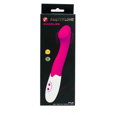 Foto 13 do produto Vibrador Estimulador de Ponto G e Clitóris em Silicone com 30 Modos de Vibrações - Pretty Love Charles | Disponível em 2 Cores