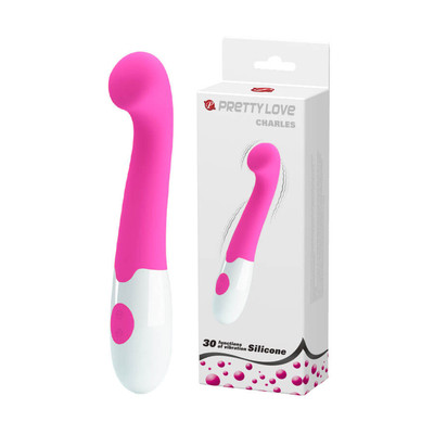 Foto 5 do produto Vibrador Estimulador de Ponto G e Clitóris em Silicone com 30 Modos de Vibrações - Pretty Love Charles | Disponível em 2 Cores