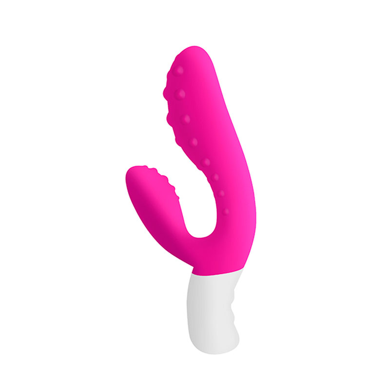 Vibrador Estimulador de Ponto G e Clitóris em Silicone com 7 Modos de Vibração, Motor Duplo e Recarregável - Adão & Eva Super Vibes Nova | 17 x 3,2 cm - 3