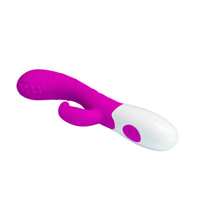 Foto 3 do produto Vibrador Estimulador de Ponto G e Clitóris em Silicone com 10 Modos de Vibração - Pretty Love Bruno | 9,9 x 2,9 cm