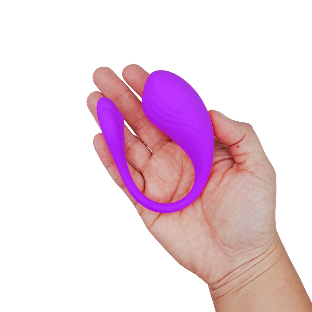 Vibrador Estimulador de Ponto G e Clitóris em Silicone com 9 Modos de Vibrações, Recarregável e Controle Via Aplicativo - Dmitry | 11 x 3,4 cm | Disponível em 2 Cores - 5