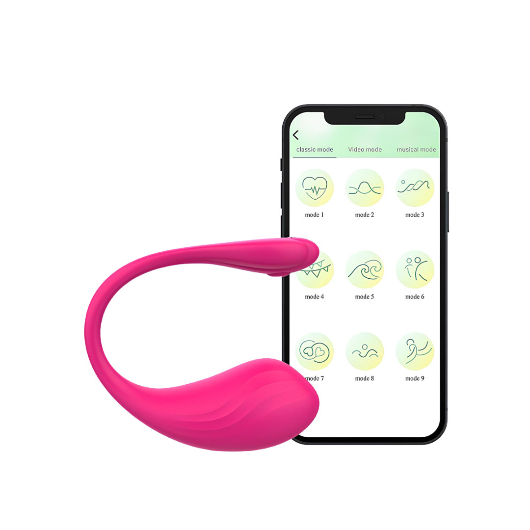 Vibrador Estimulador de Ponto G e Clitóris em Silicone com 9 Modos de Vibrações, Recarregável e Controle Via Aplicativo - Dmitry | 11 x 3,4 cm | Disponível em 2 Cores - 6