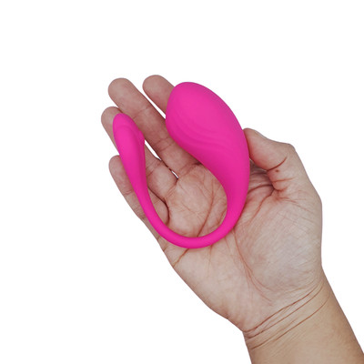 Vibrador Estimulador de Ponto G e Clitóris em Silicone com 9 Modos de Vibrações, Recarregável e Controle Via Aplicativo - Dmitry | 11 x 3,4 cm | Disponível em 2 Cores