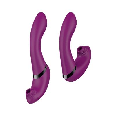 Foto 1 do produto Vibrador Estimulador de Ponto G e Clitóris com Sistema Giratório, 2 Motores, 7 Modos de Vibração e Pulsação - Topo Toys Spin ll | 12 x 3,6 cm