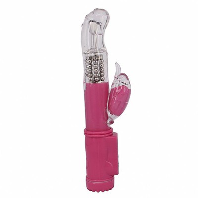 Foto 2 do produto Vibrador Estimulador de Ponto G e de Clítoris com Textura Rotativa, 36 Modos de Vibrações e 8 Velocidades de Rotações - SI Rotativo | Disponível em 2 Cores