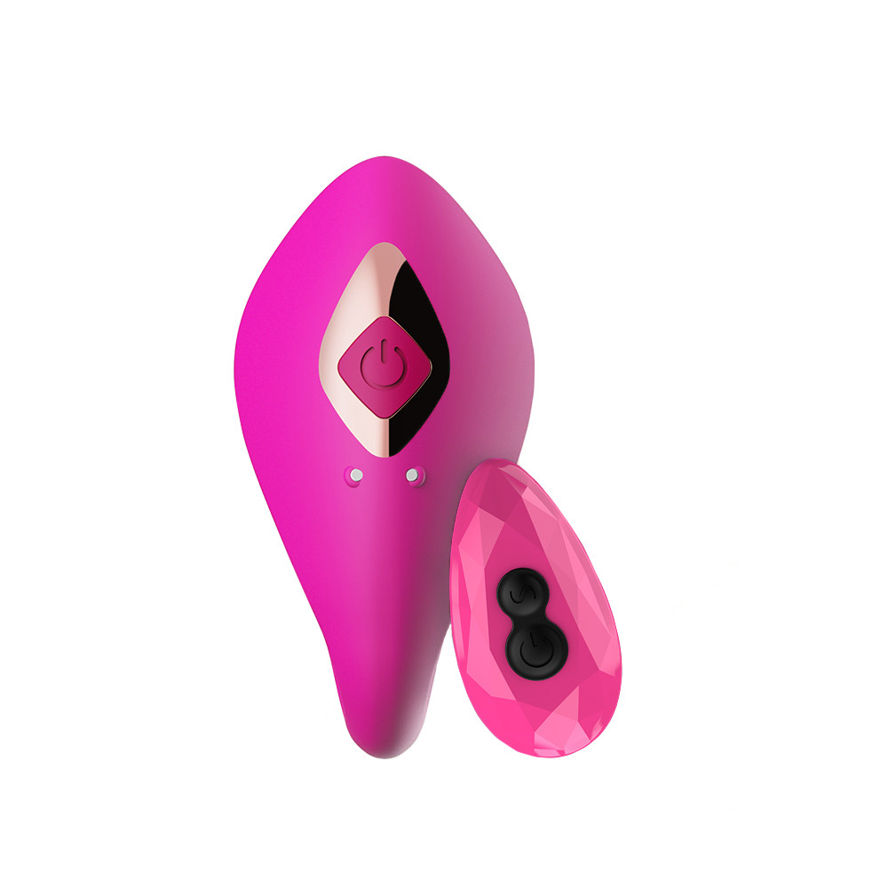 Vibrador Estimulador de Clitóris e Ponto G com Texturas Massageadoras, 7 Modos de Vibração e Controle Remoto Sem Fio - Dibe Orgasm Clitorial Super Vibrators - 9,5 x 2,8 cm - 3