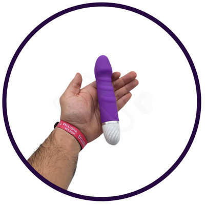 Foto 6 do produto Vibrador Estimulador de Ponto G e Clitóris com Vibração Multivelocidade e Texturas Massageadoras - Female Vibrators | 11,8 x 3,4 cm | Disponível em 2 Cores