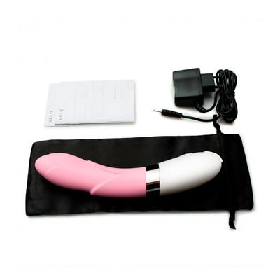 Foto 1 do produto Vibrador Estimulador do Ponto G com Exclusivo Desenho em Relevo de Pétalas, Bateria Recárregavel, 5 Modos de Vibração e a Prova D' Água - LELO Iris - 22 x 4 cm | Cor: Rosa