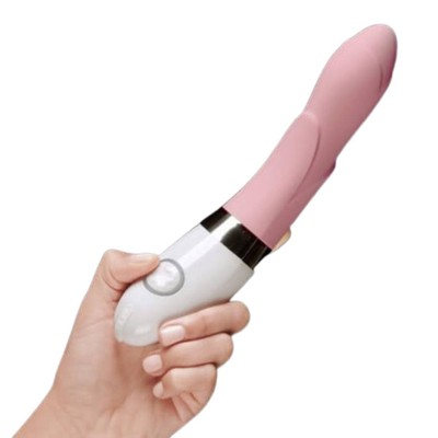 Foto 4 do produto Vibrador Estimulador do Ponto G com Exclusivo Desenho em Relevo de Pétalas, Bateria Recárregavel, 5 Modos de Vibração e a Prova D' Água - LELO Iris - 22 x 4 cm | Cor: Rosa