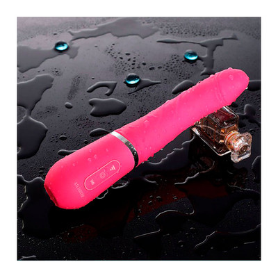 Foto 2 do produto Vibrador Estimulador de Ponto G, Feito em Silicone com 10 Modos de Vibração e 3 Modos de Vai e Vem - Ailighter - 16 x 3,6 cm