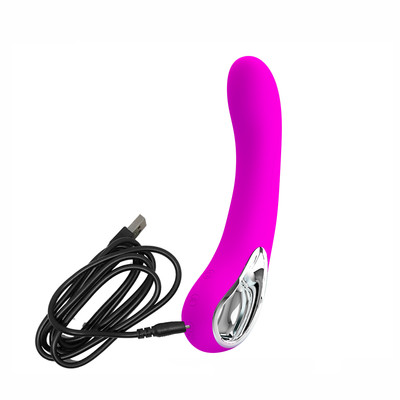 Foto 6 do produto Vibrador Estimulador de Ponto G Recarregável com 12 Modos de Vibração e Alça Ergonômica - Pretty Love Alston | 19 x 3,4 cm