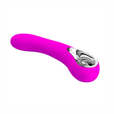 Foto 5 do produto Vibrador Estimulador de Ponto G Recarregável com 12 Modos de Vibração e Alça Ergonômica - Pretty Love Alston | 19 x 3,4 cm
