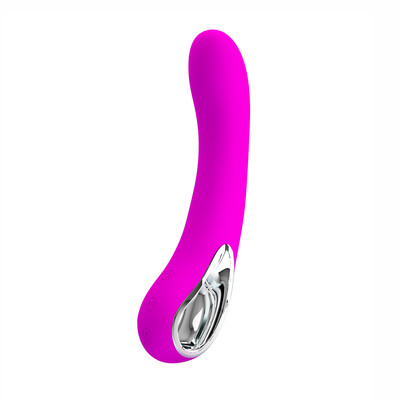 Foto 2 do produto Vibrador Estimulador de Ponto G Recarregável com 12 Modos de Vibração e Alça Ergonômica - Pretty Love Alston | 19 x 3,4 cm