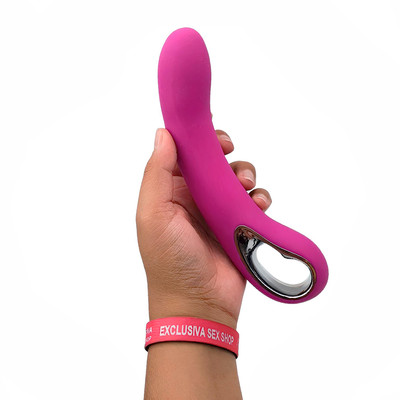 Vibrador Estimulador de Ponto G Recarregável com 12 Modos de Vibração e Alça Ergonômica - Pretty Love Alston | 19 x 3,4 cm