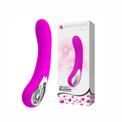 Vibrador Estimulador de Ponto G Recarregável com 12 Modos de Vibração e Alça Ergonômica - Pretty Love Alston | 19 x 3,4 cm