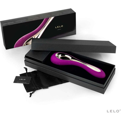 Foto 1 do produto Vibrador Estimulador de Ponto G Recarregável com 6 Modos de Vibrações, Controle de Intensidade e Resistencia à Água - Lelo Isla | Cor: Rosa