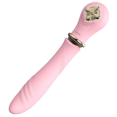 Foto 3 do produto Vibrador Estimulador de Ponto G Recarregável com 6 Modos de Vibrações Silenciosas, Modo Turbo e Auto Aquecimento Resistente a Respingos - Zalo Sweet Magic Desire | Disponível em 2 Cores