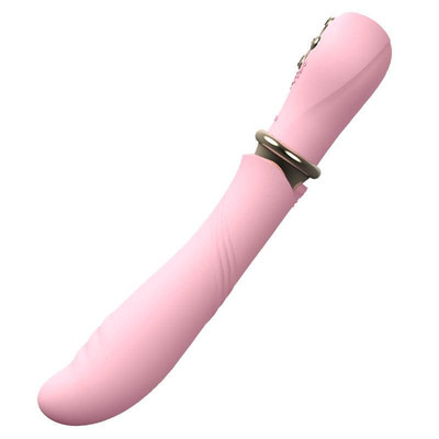 Foto 4 do produto Vibrador Estimulador de Ponto G Recarregável com 6 Modos de Vibrações Silenciosas, Modo Turbo e Auto Aquecimento Resistente a Respingos - Zalo Sweet Magic Desire | Disponível em 2 Cores