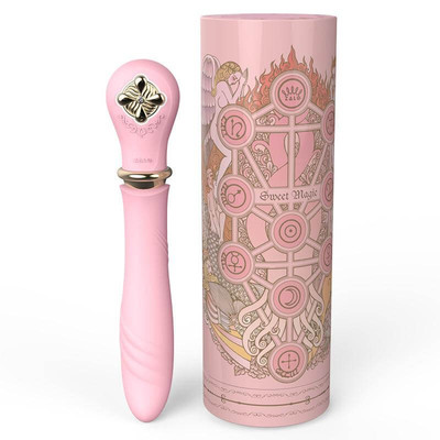 Foto 5 do produto Vibrador Estimulador de Ponto G Recarregável com 6 Modos de Vibrações Silenciosas, Modo Turbo e Auto Aquecimento Resistente a Respingos - Zalo Sweet Magic Desire | Disponível em 2 Cores