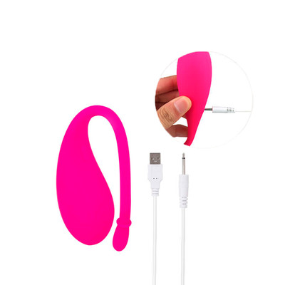 Foto 5 do produto Vibrador Estimulador de Ponto G Recarregável em Silicone com 5 Modos de Vibração e 5 Níveis de Intensidade - S-Hande Ruby II | 9 x 3,5 cm