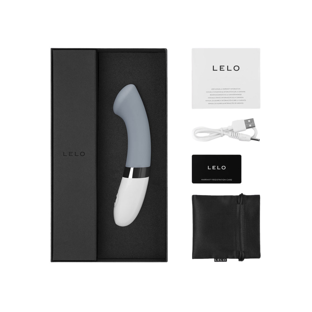 Vibrador Estimulador de Ponto G Recarregável em Silicone com 8 Modos de Vibração e Resistente à Água - Lelo Gigi 2 | Disponível em 4 Cores - 8
